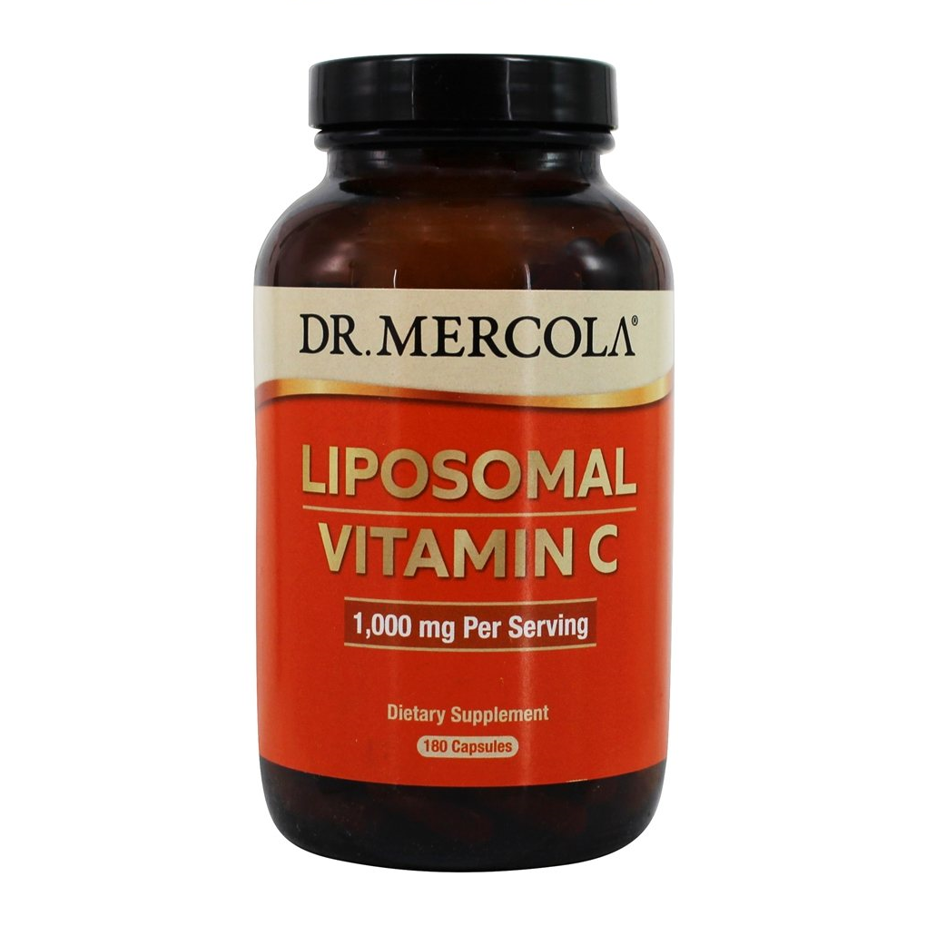 Dr. Mercola  Liposomal Vitamin C  1000 mg / 180 Capsules