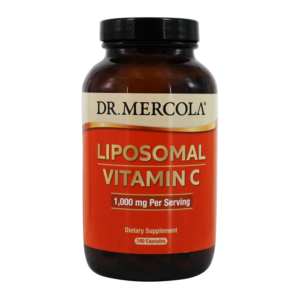 Dr. Mercola Liposomal Vitamin C 1000 mg / 180 Capsules