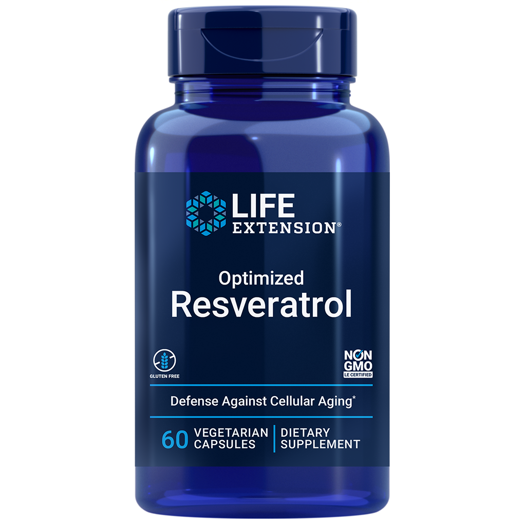 Life Extension  Optimized Resveratrol / 60 Vegetarian Capsules