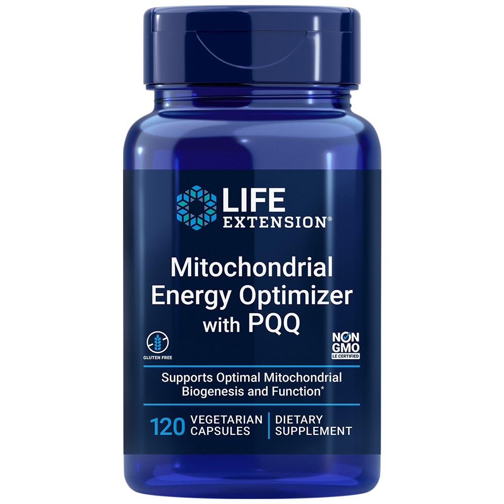 Life Extension Mitochondrial Energy Optimizer with PQQ / 120 Vegetarian Capsules