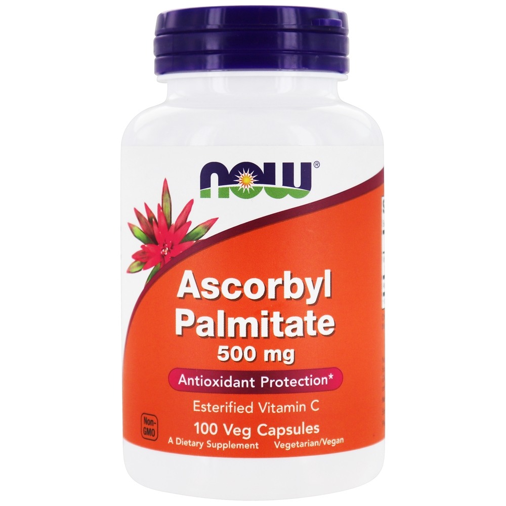 NOW Foods Ascorbyl Palmitate 500 mg. - 100 Vegetable Capsules