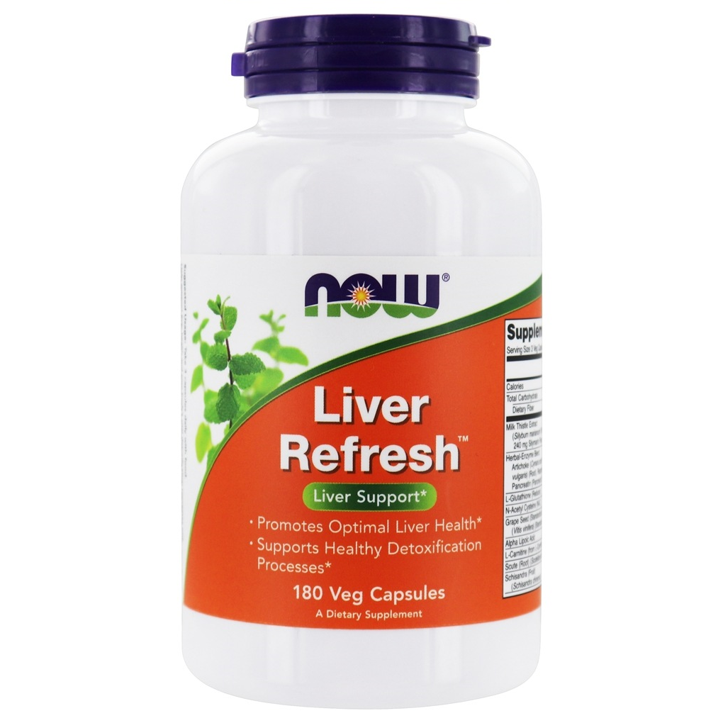 NOW Foods Liver Refresh / 180 Vegetable Capsules