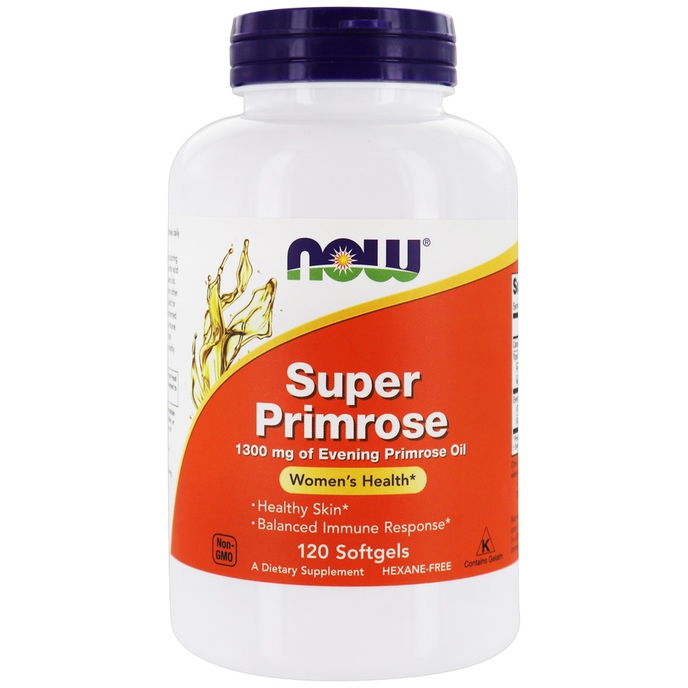 NOW Foods  Super Primrose 1300 mg. / 120 Softgels