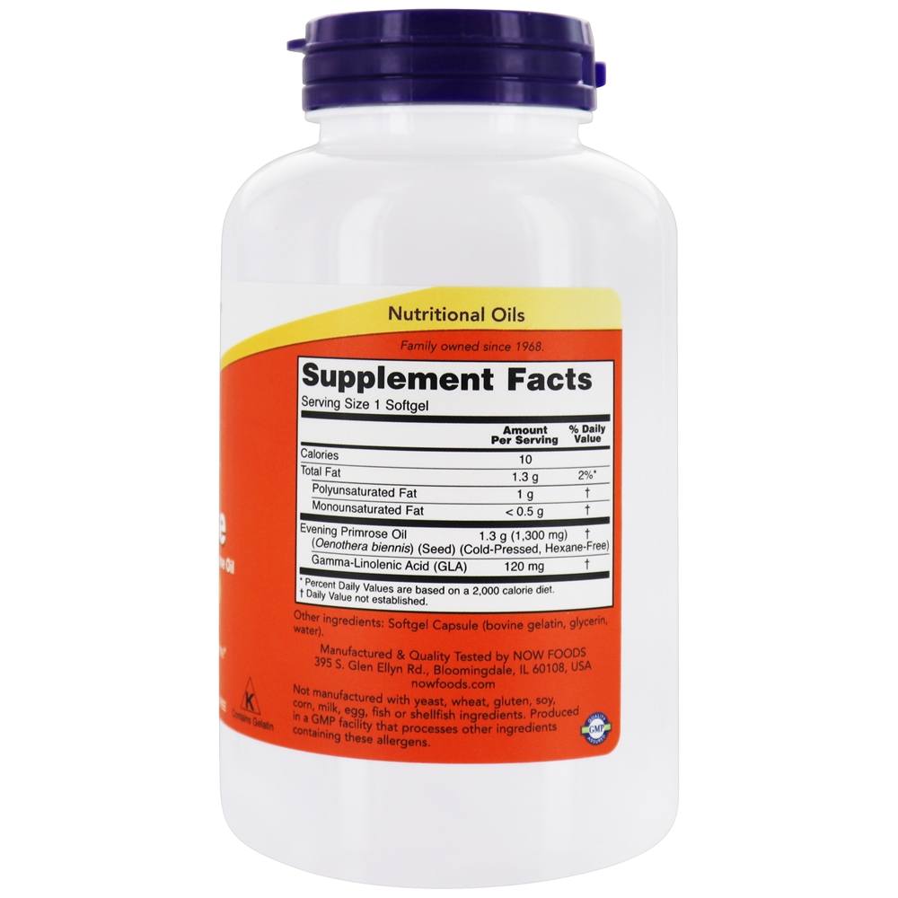 NOW Foods  Super Primrose 1300 mg. / 120 Softgels
