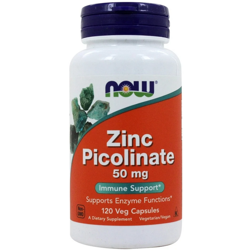 NOW Foods Zinc Picolinate 50 mg. / 120 Capsules