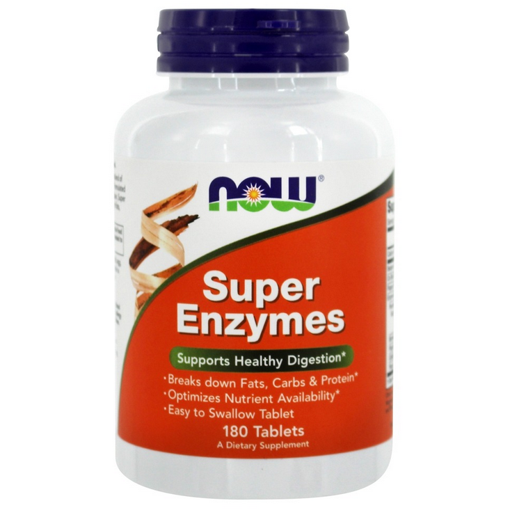 NOW Foods Super Enzymes / 180 Tablets