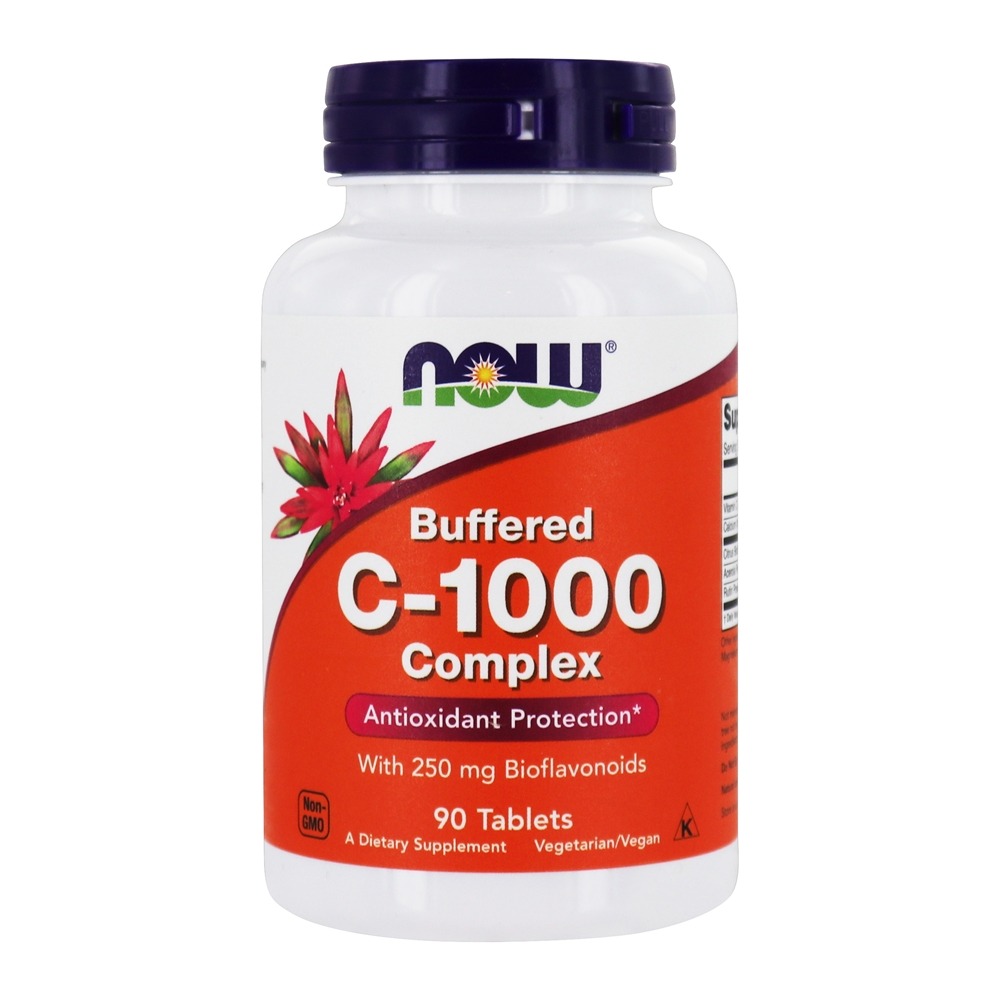 NOW Foods Vitamin C-1000 Buffered Complex / 90 Tablets