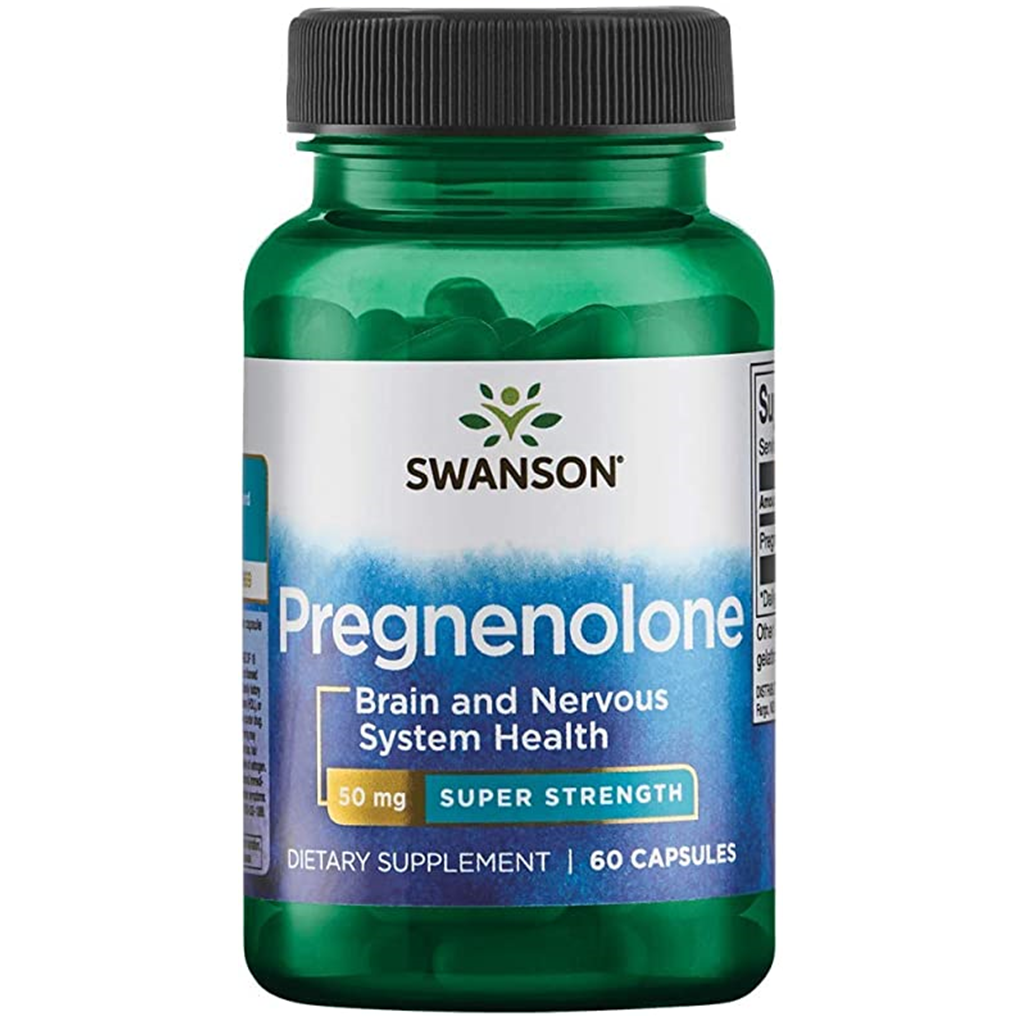 Swanson Ultra Super-Strength Pregnenolone 50 mg / 60 Caps