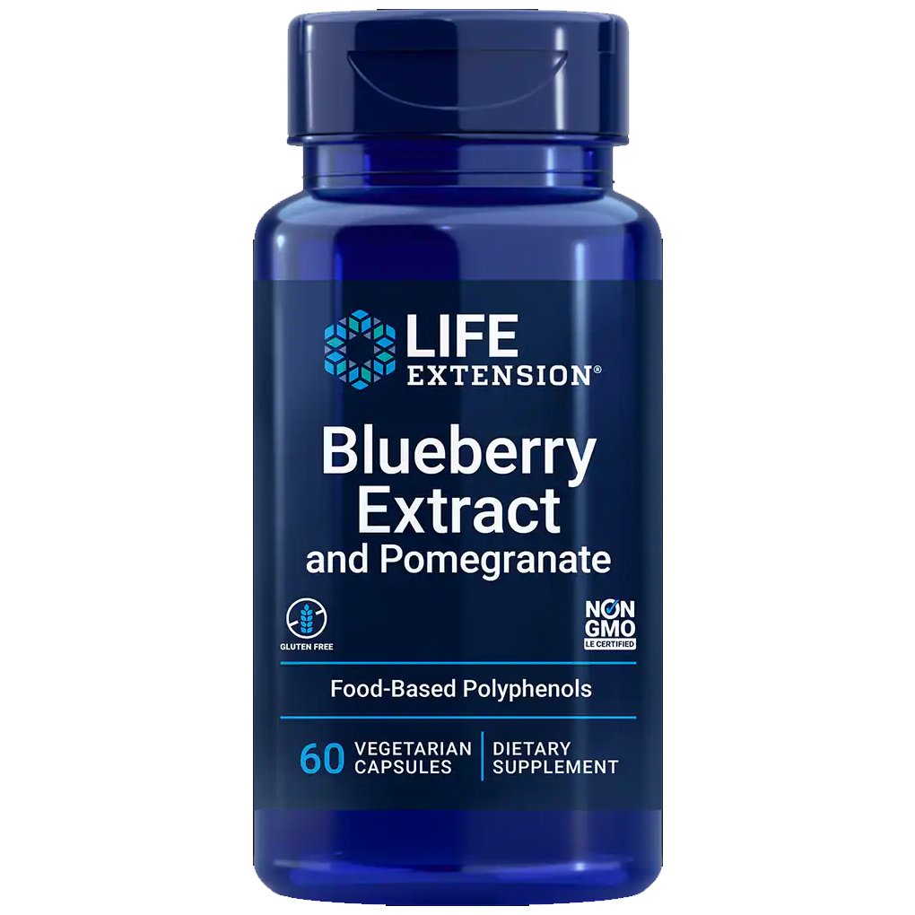 Life Extension Blueberry Extract with Pomegranate / 60 capsules