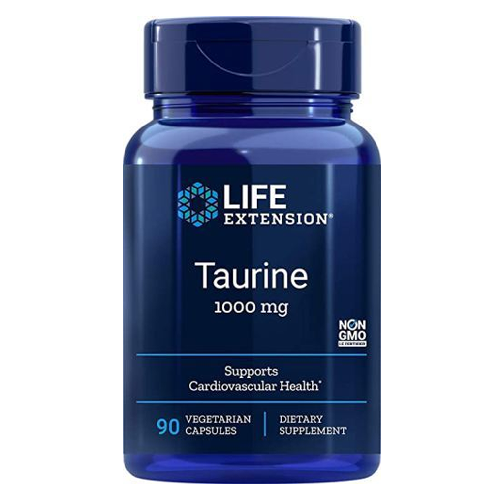Life Extension  Taurine 1000 mg / 90 Vegetarian Capsules