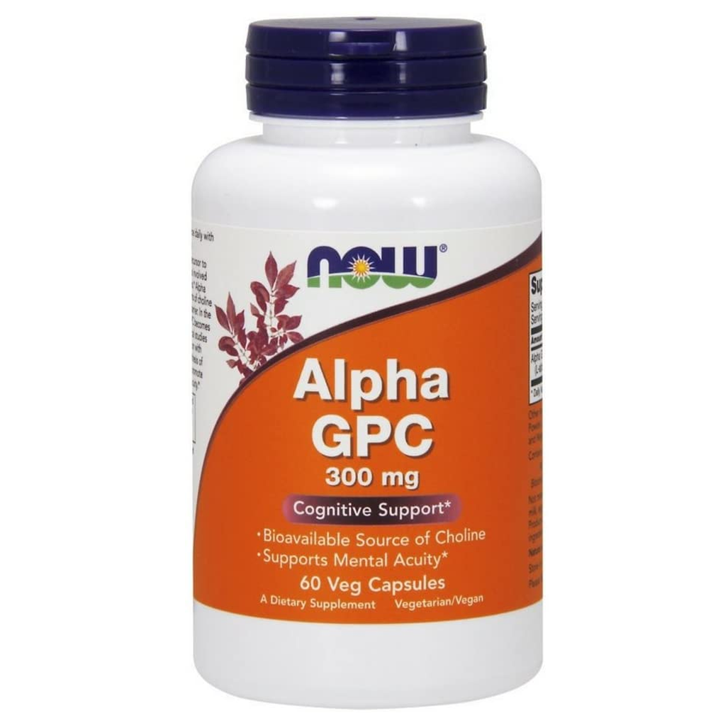 Now Foods Alpha GPC 300 mg. / 60 Vegetable Capsules