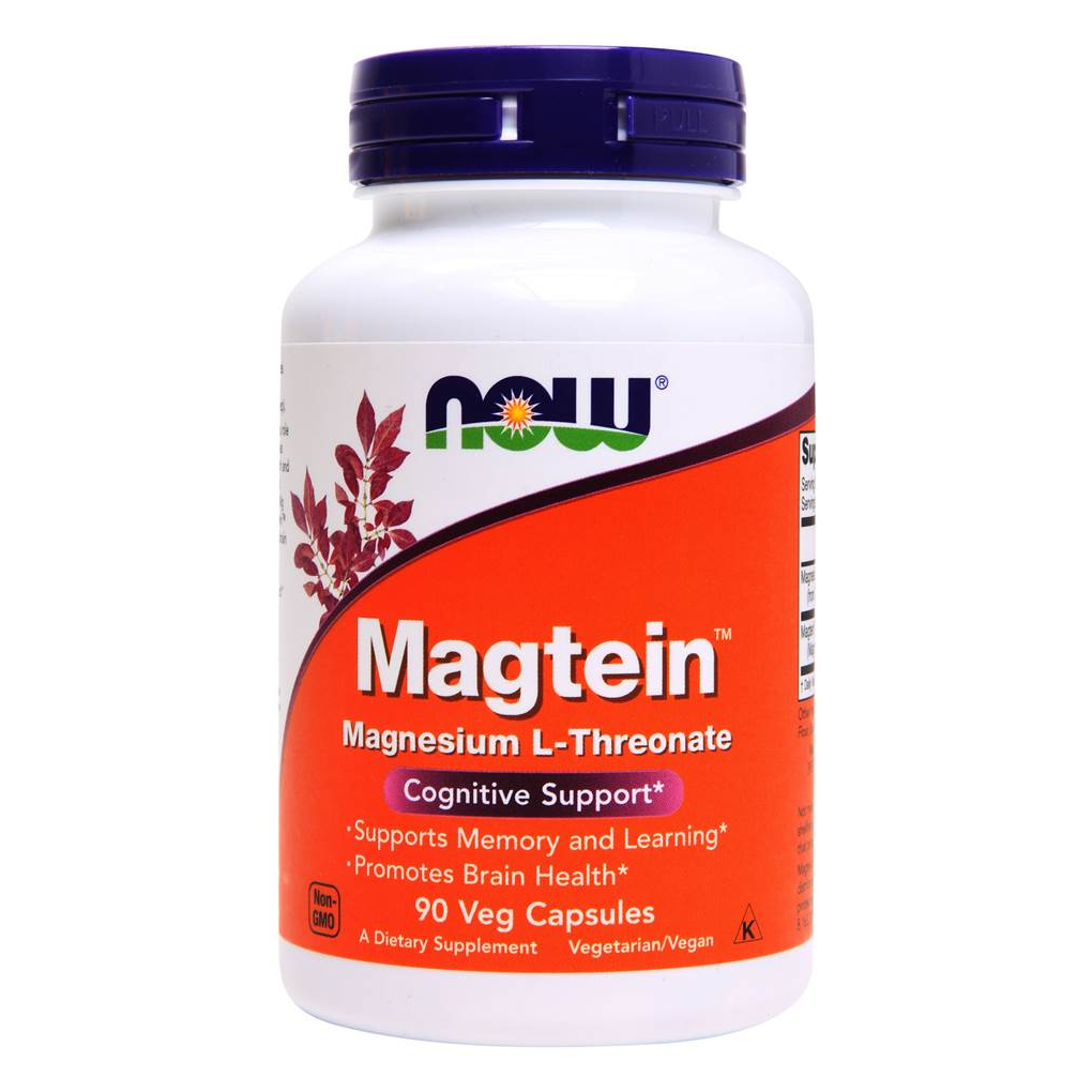 Now Foods Magtein Cognitive Suppor / 90 Vegetarian Capsules