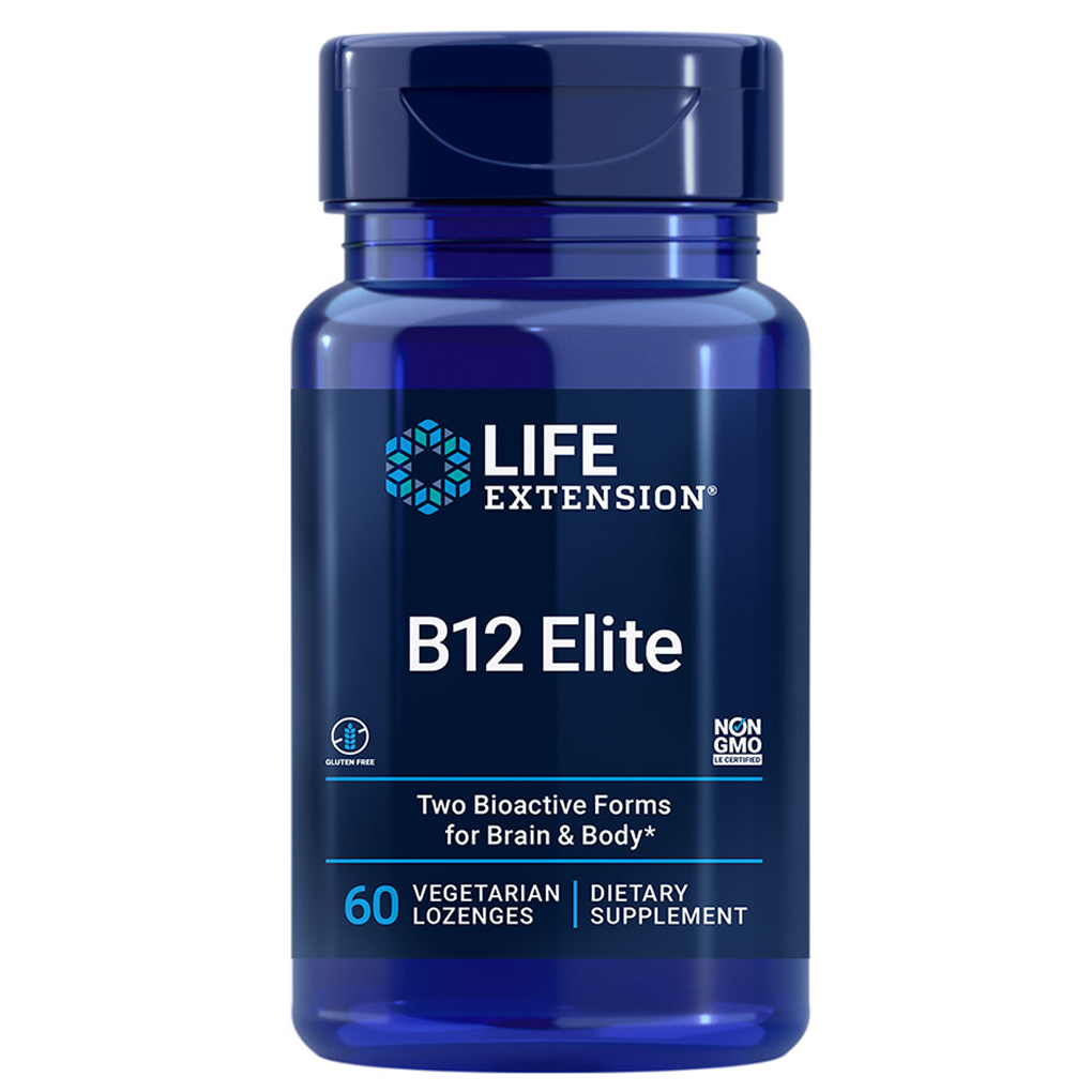 Life Extension B12 Elite / 60 vegetarian lozenges