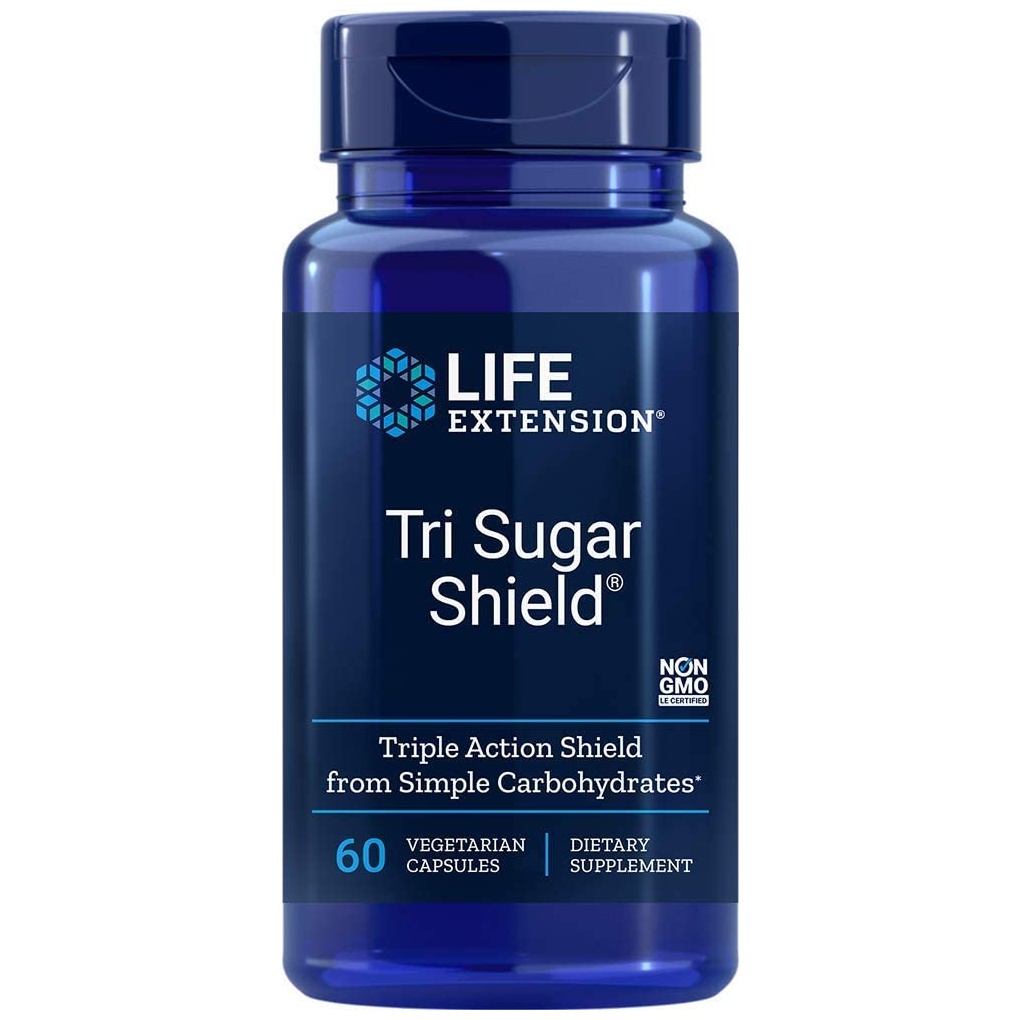 Life Extension Tri Sugar Shield® / 60 Vegetarian Capsules