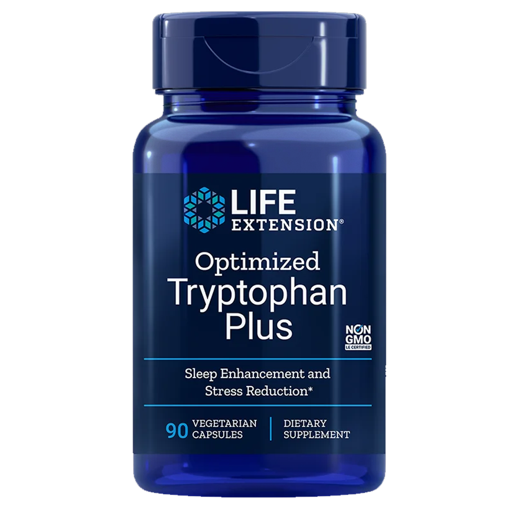 Life Extension Optimized Tryptophan Plus / 90 Vegetarian Capsules