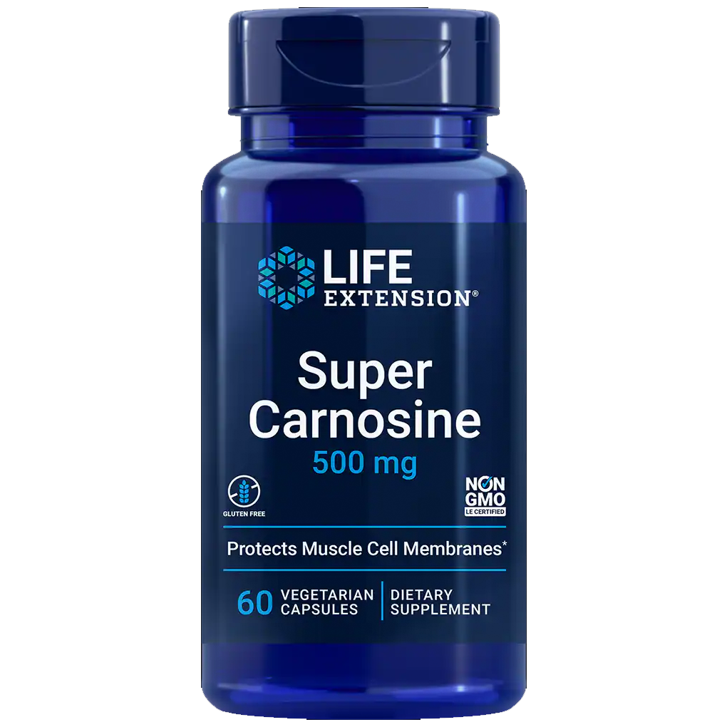 Life Extension Super Carnosine 500 mg / 60 Vegetarian Capsules