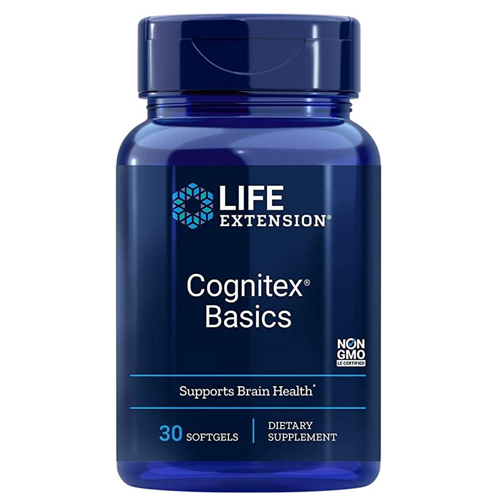 Life Extension  Cognitex® Basics / 30 Softgels