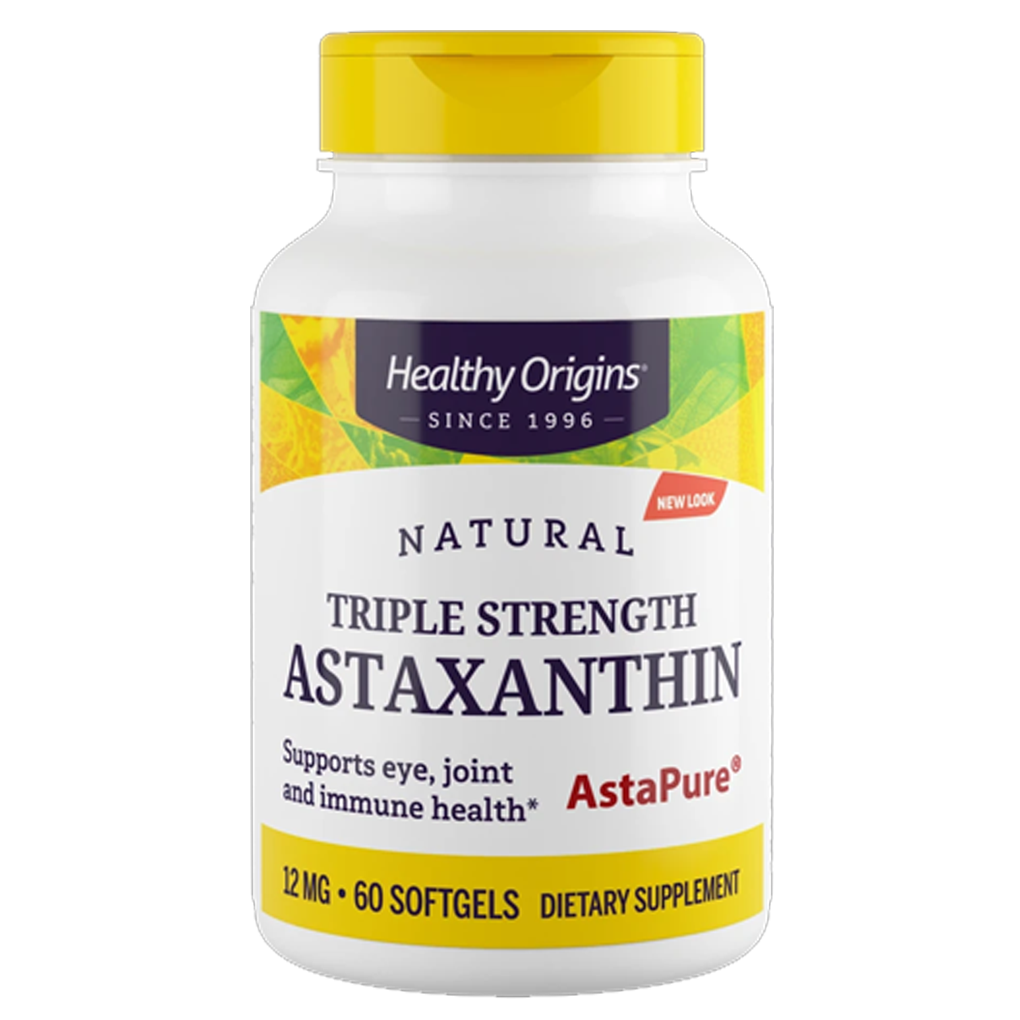 Healthy Origins®  NATURAL  TRIPLE STRENGTH ASTAXANTHIN 12 MG (COMPLEX) / 60 Softgels
