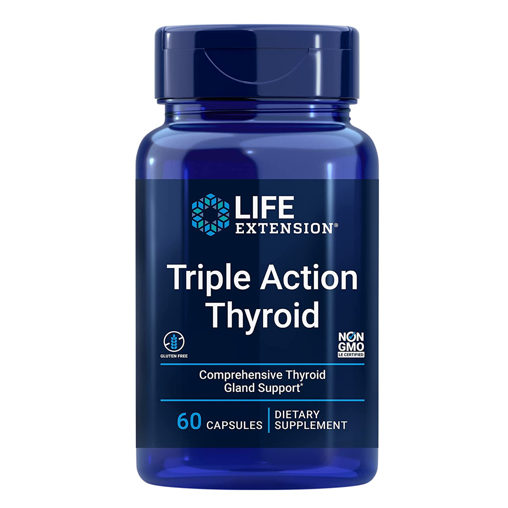 LIFE  EXTENSION  Triple Action Thyroid / 60 Capsules
