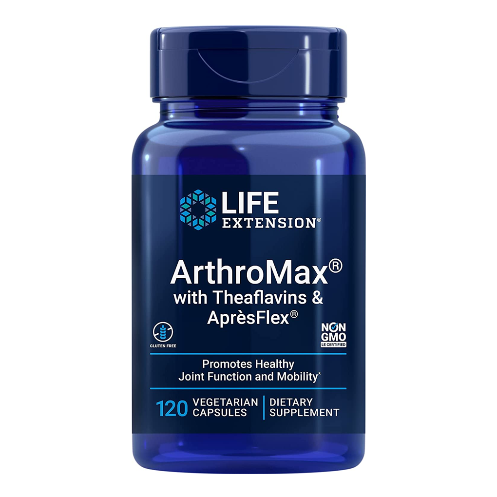 LIFE  EXTENSION  ArthroMax® with Theaflavins & AprèsFlex® / 120 Vegetarian Capsules