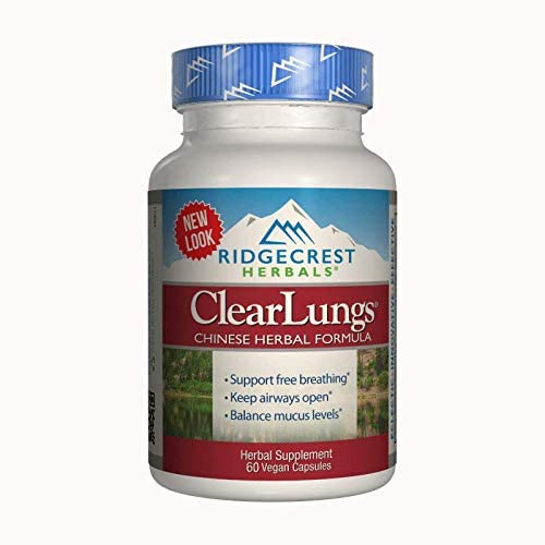 Ridgecrest Herbals ClearLungs / 60 Vegetarian Capsules