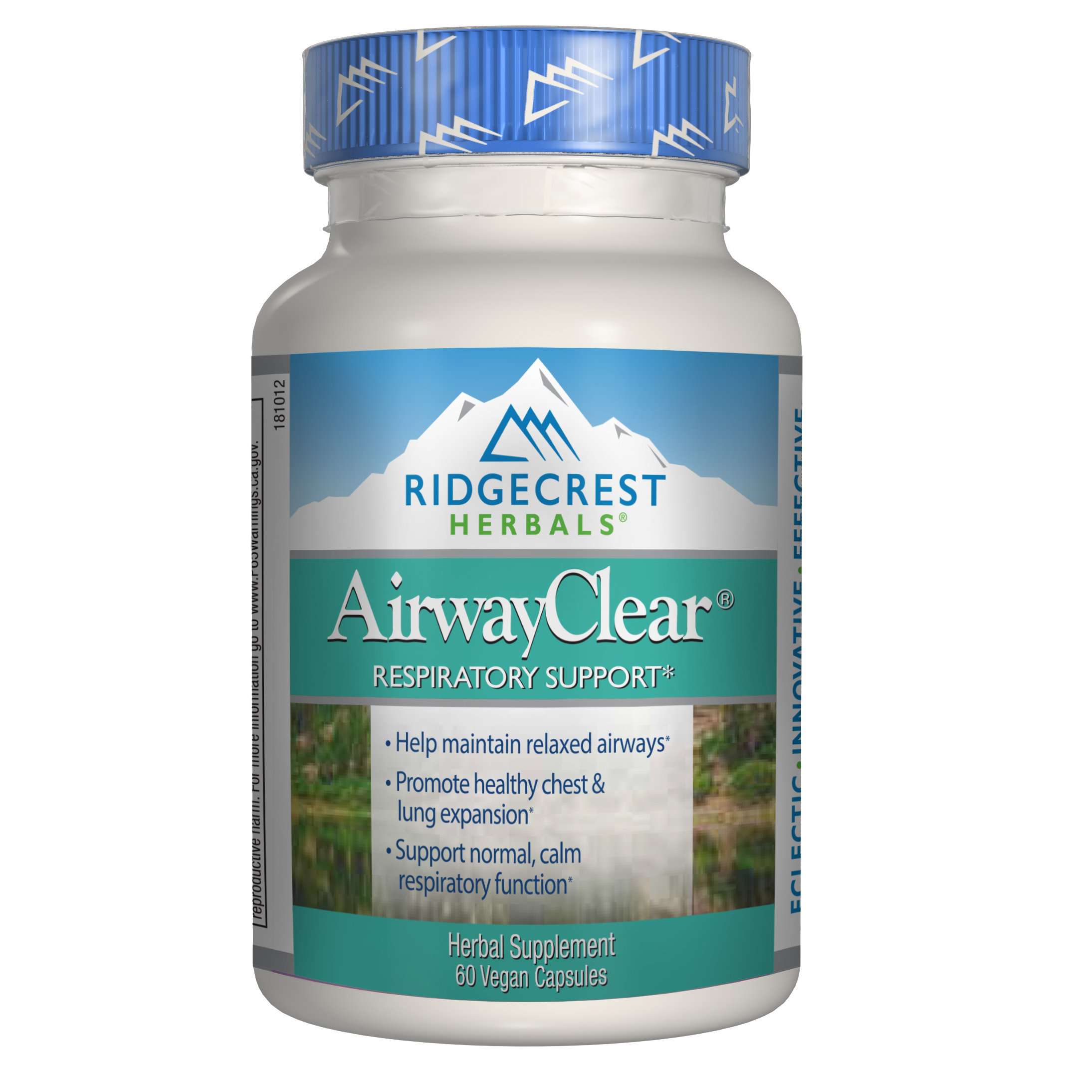 Ridgecrest Herbals AirwayClear™ / 60 Vegan Capsules
