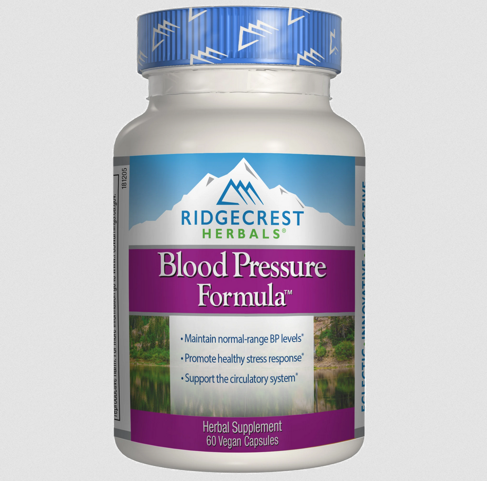 Ridgecrest Herbals Blood Pressure Formula / 60 Vegan Capsules