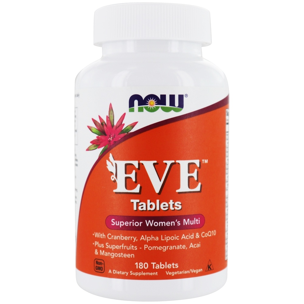 Now foods Eve Multi Vitamin and Minerals for Women / 180 Tablets
