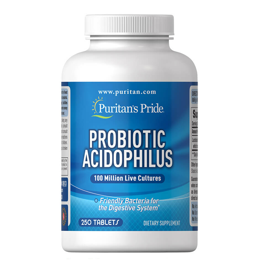 Puritan's Pride Probiotic Acidophilus 100 million / 250 Capsules