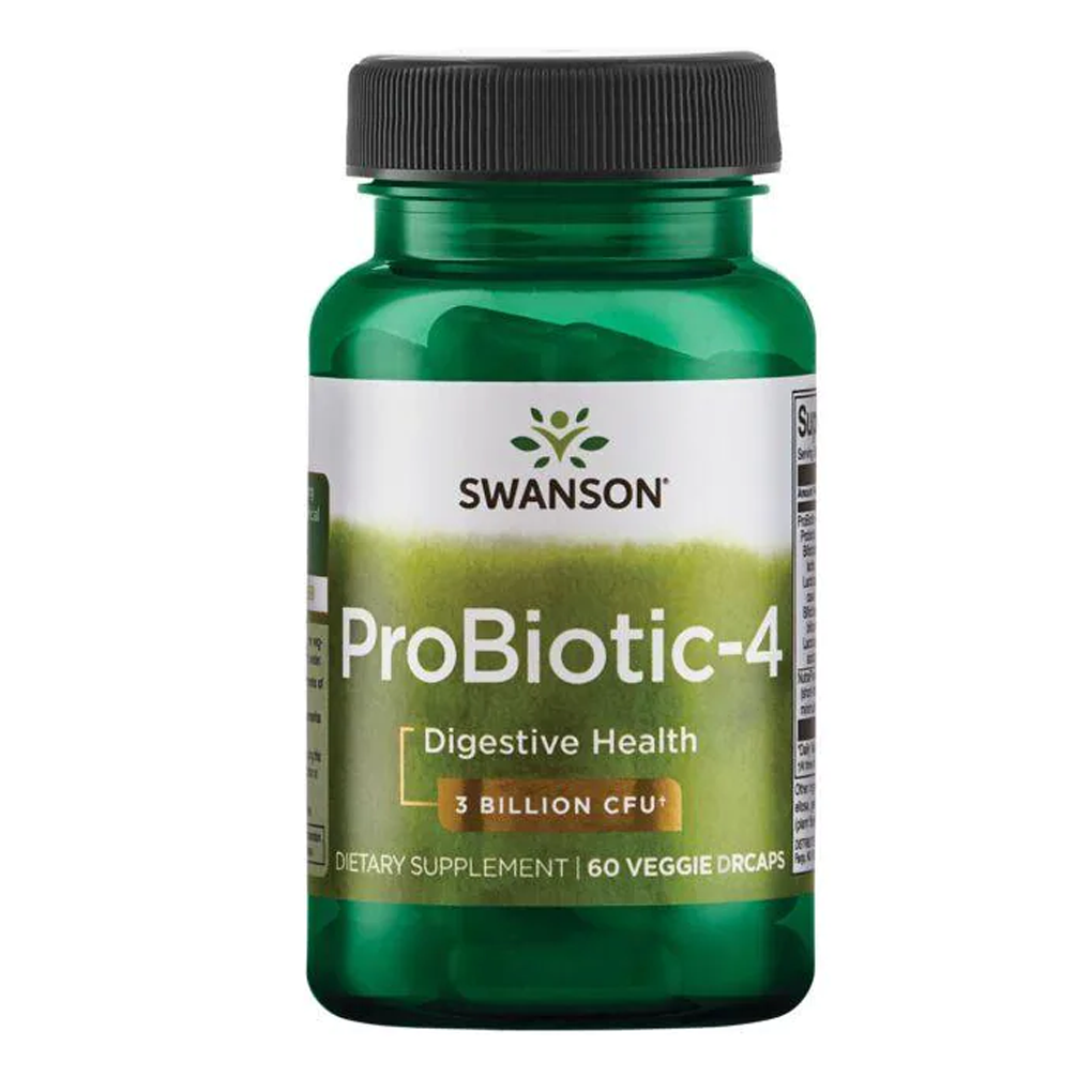 Swanson Probiotics ProBiotic-4 / 60 Veg Drcaps