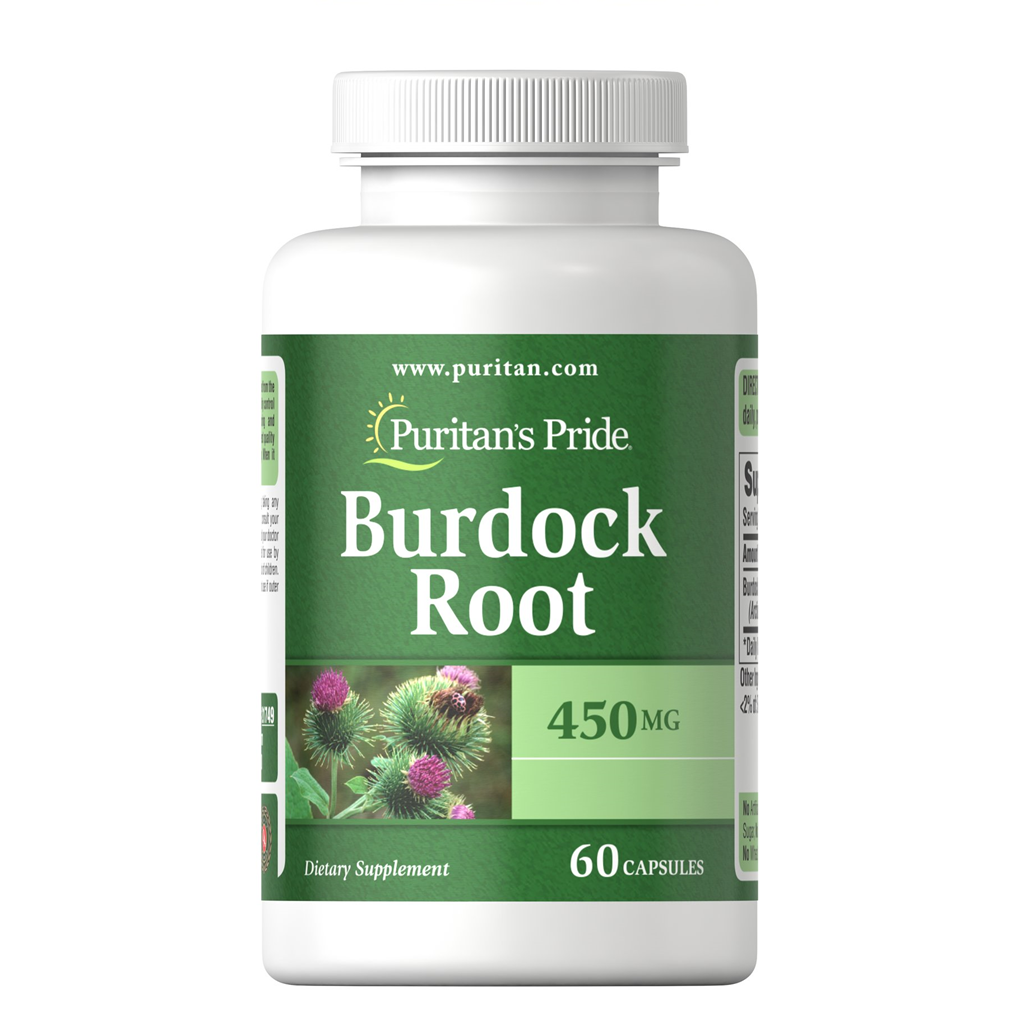 Puritan's Pride Burdock Root 450 mg / 60 Capsules