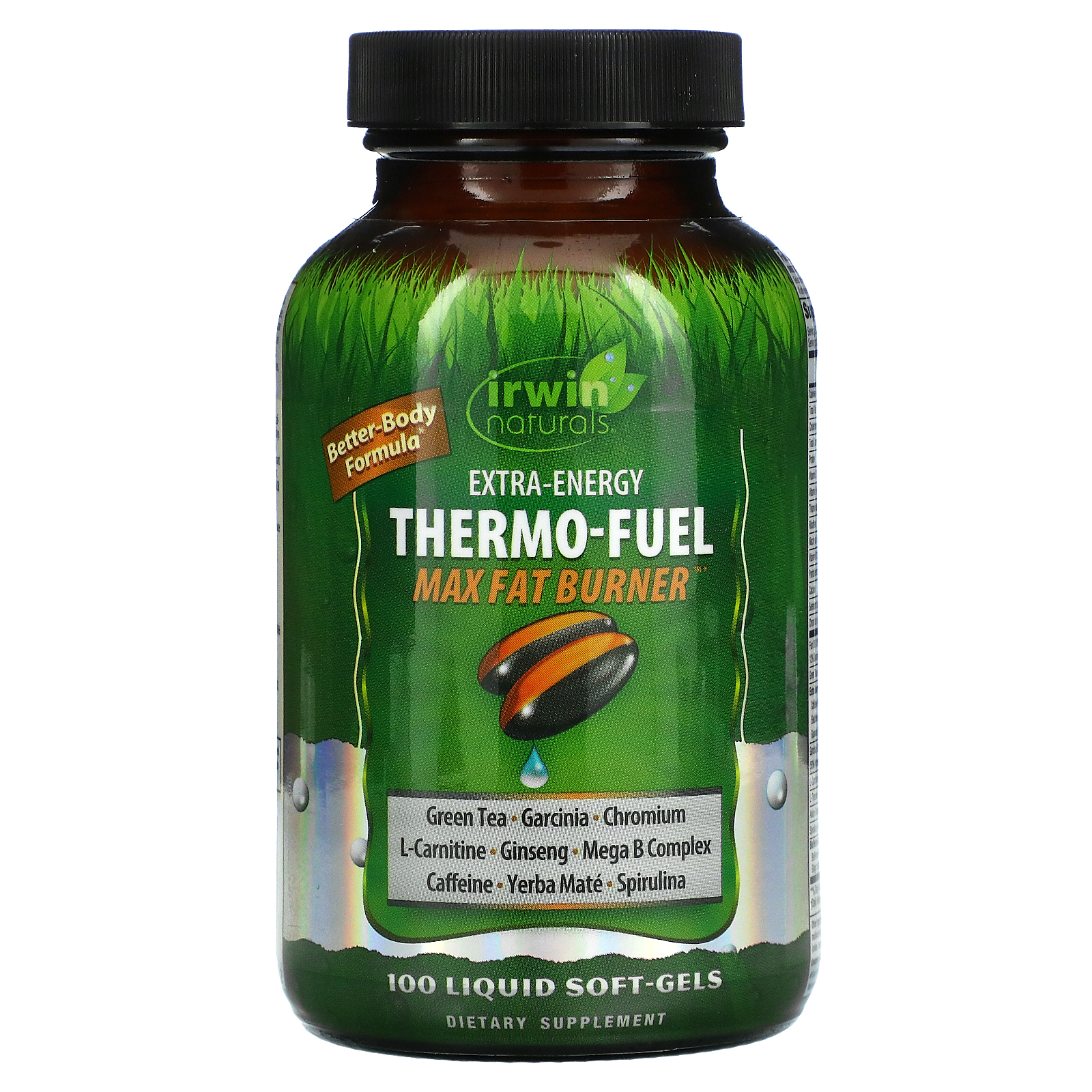 Irwin Naturals Extra-Energy Thermo-Fuel Max Fat Burner / 100 Liquid Soft-Gels