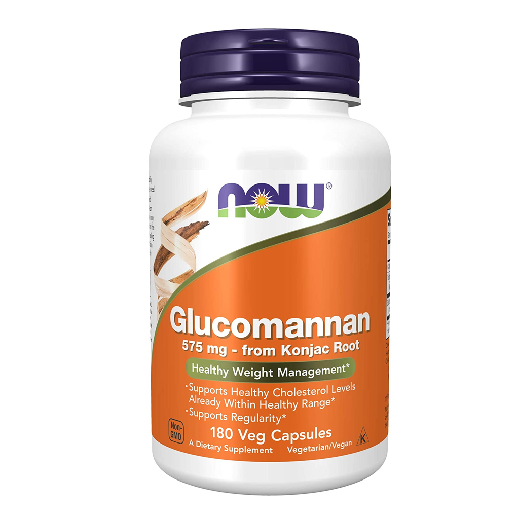 Now Foods Glucomannan 575 mg / 180 Capsules