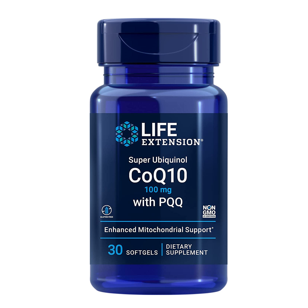 Life Extension  Super Ubiquinol CoQ10 with PQQ 100 mg / 30 Softgels