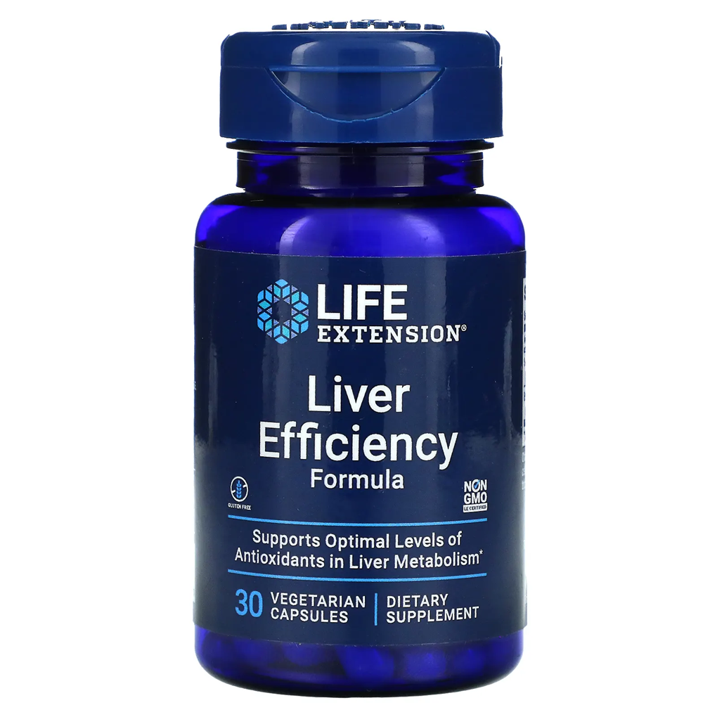 Life Extension  Liver Efficiency Formula / 30 Vegetarian Capsules