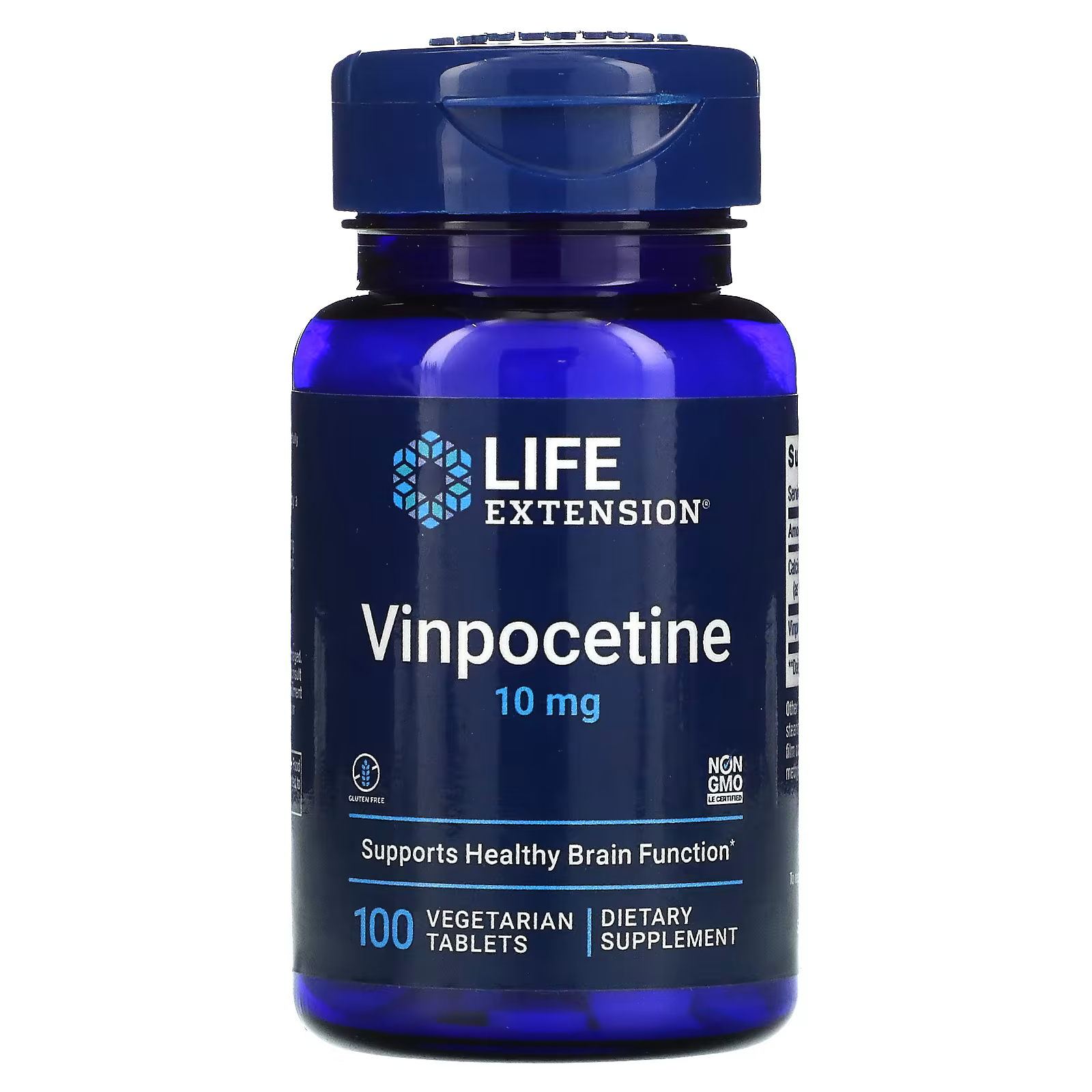 Life Extension  Vinpocetine 10 mg / 100 Vegetarian Tablets