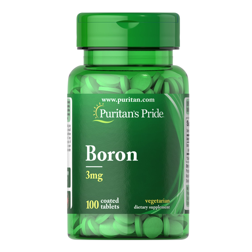 Puritan's Pride Boron 3 mg / 100 Tablets