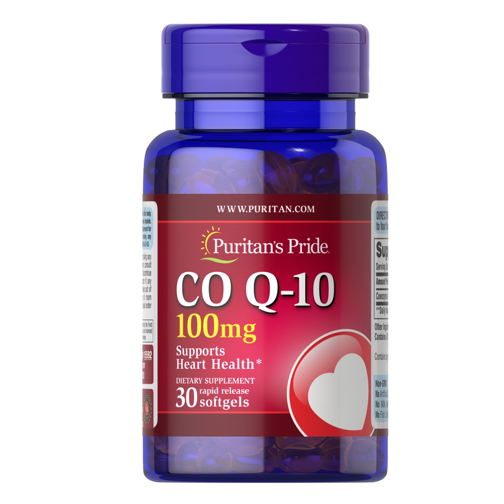 Puritan's Pride Co Q-10  100 mg / 30 Rapid Release Softgels