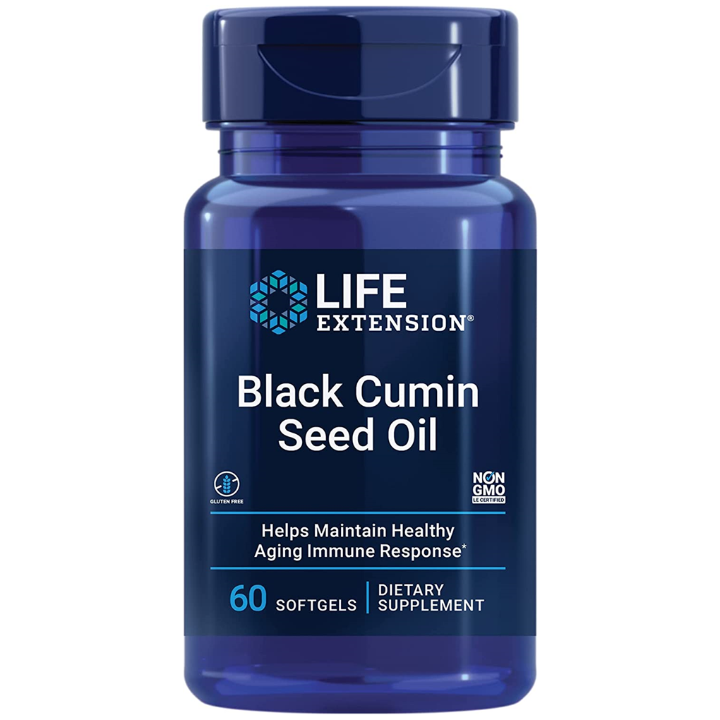 Life Extension Black Cumin Seed Oil / 60 Softgels