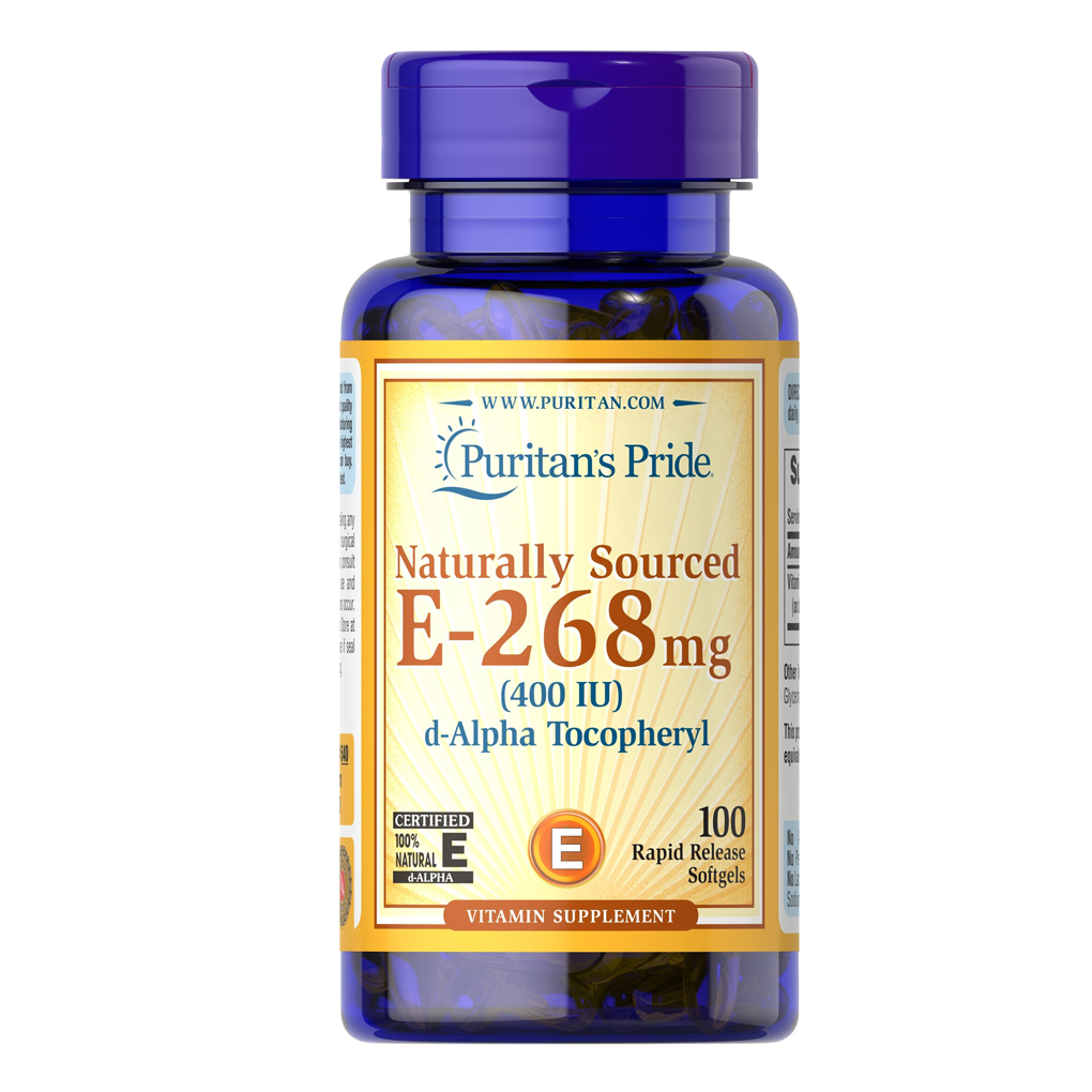 Puritan's Pride Vitamin E-400 IU 100% Natural  / 100 Softgels