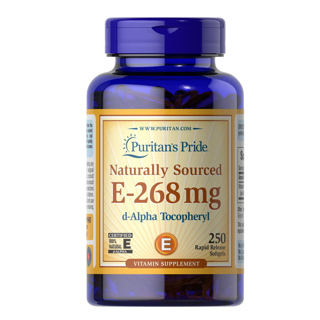 Puritan's Pride Vitamin E-400 IU 100% Natural  / 250 Softgels