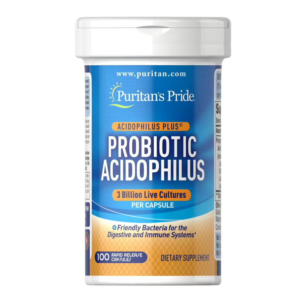 Puritan's Pride  Probiotic Acidophilus with Pectin  3 billion / 100 Capsules