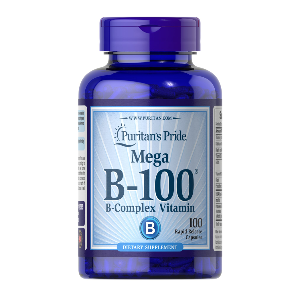 Puritan's Pride Vitamin B-100 Complex / 100 Capsules