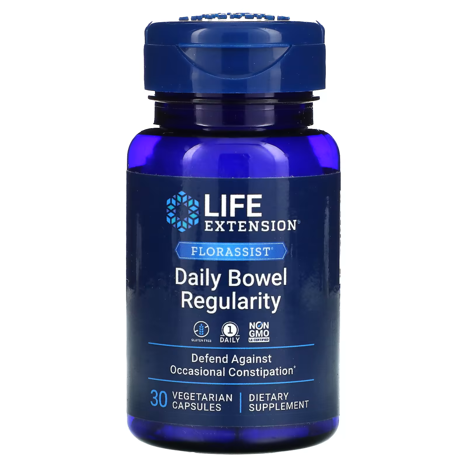 Life Extension FLORASSIST® Daily Bowel Regularity / 30 Vegetarian Capsules