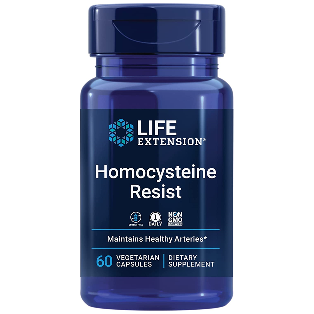 Life Extension Homocysteine Resist / 60 Vegetarian Capsules