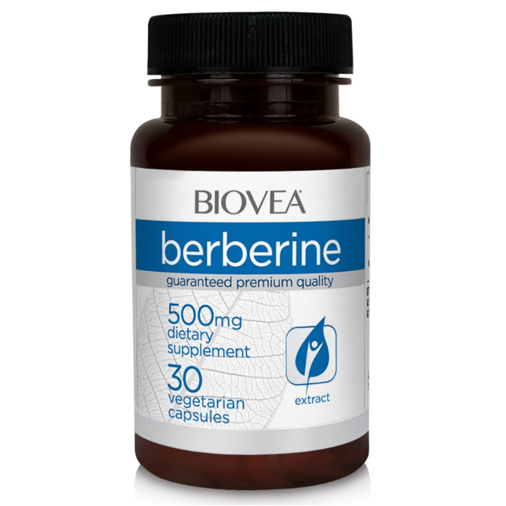 BIOVEA  BERBERINE 500 mg / 30 Vegetarian Capsules
