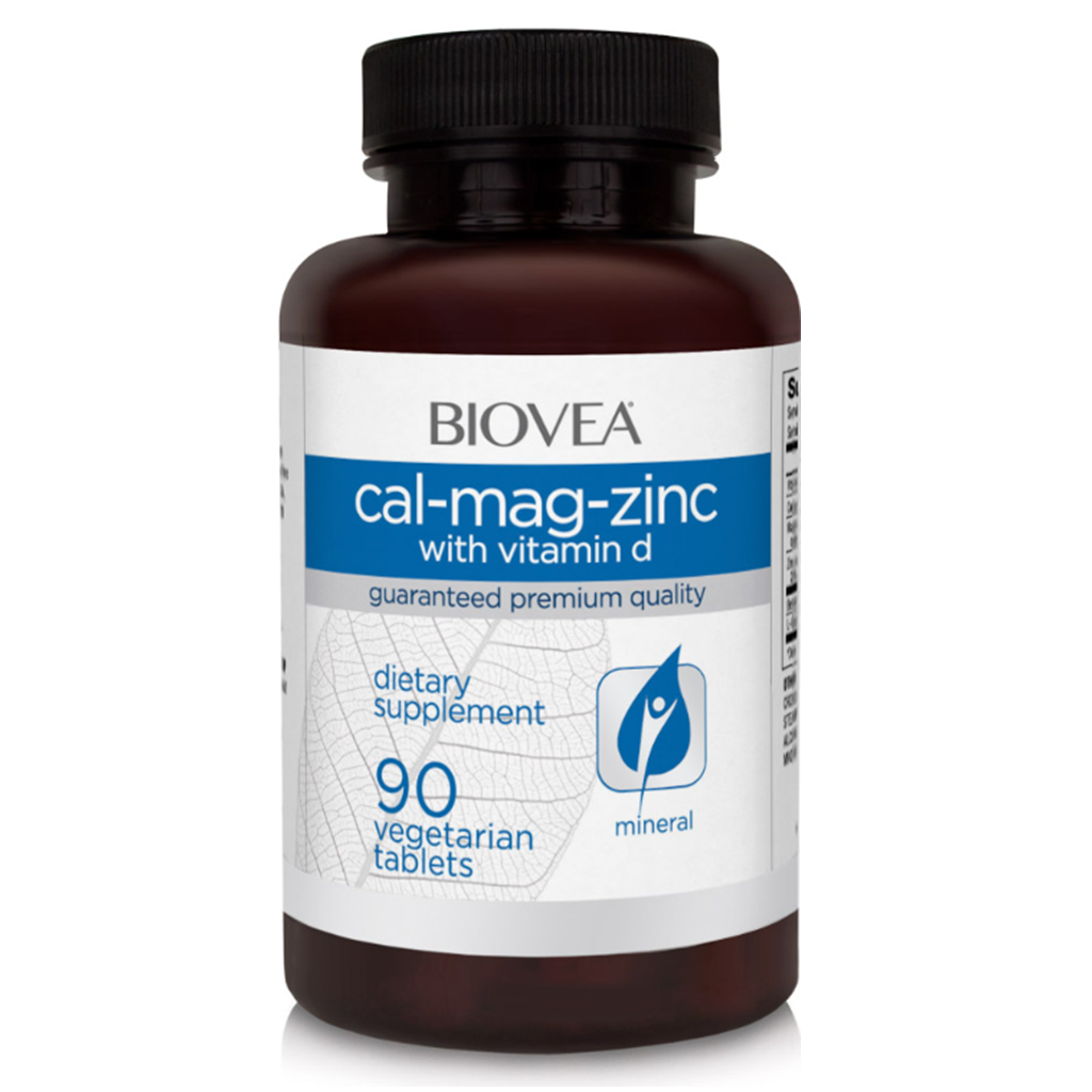 BIOVEA  CAL-MAG-ZINC [with Vitamin D3 (cholecalciferol)] / 90 Tablets