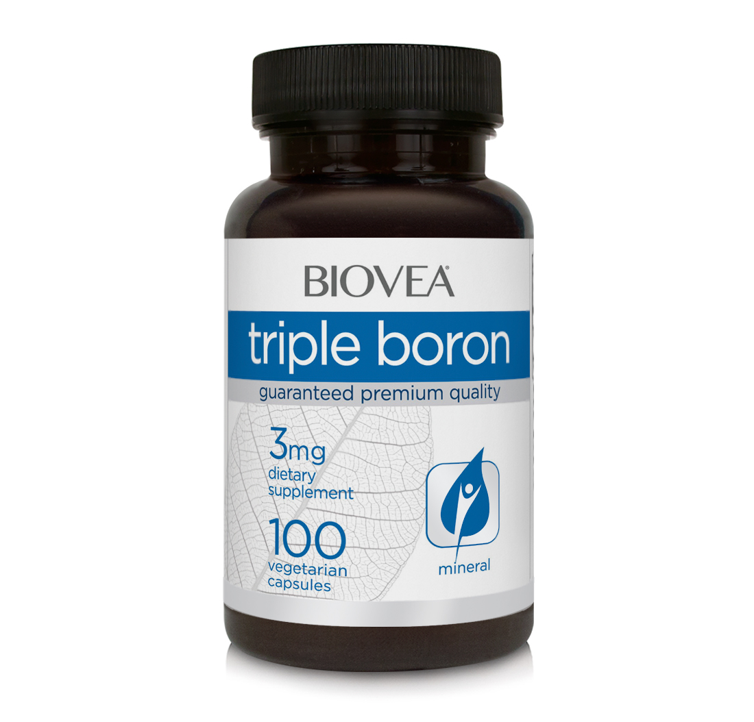 BIOVEA  TRIPLE BORON 3 mg / 100 Capsules