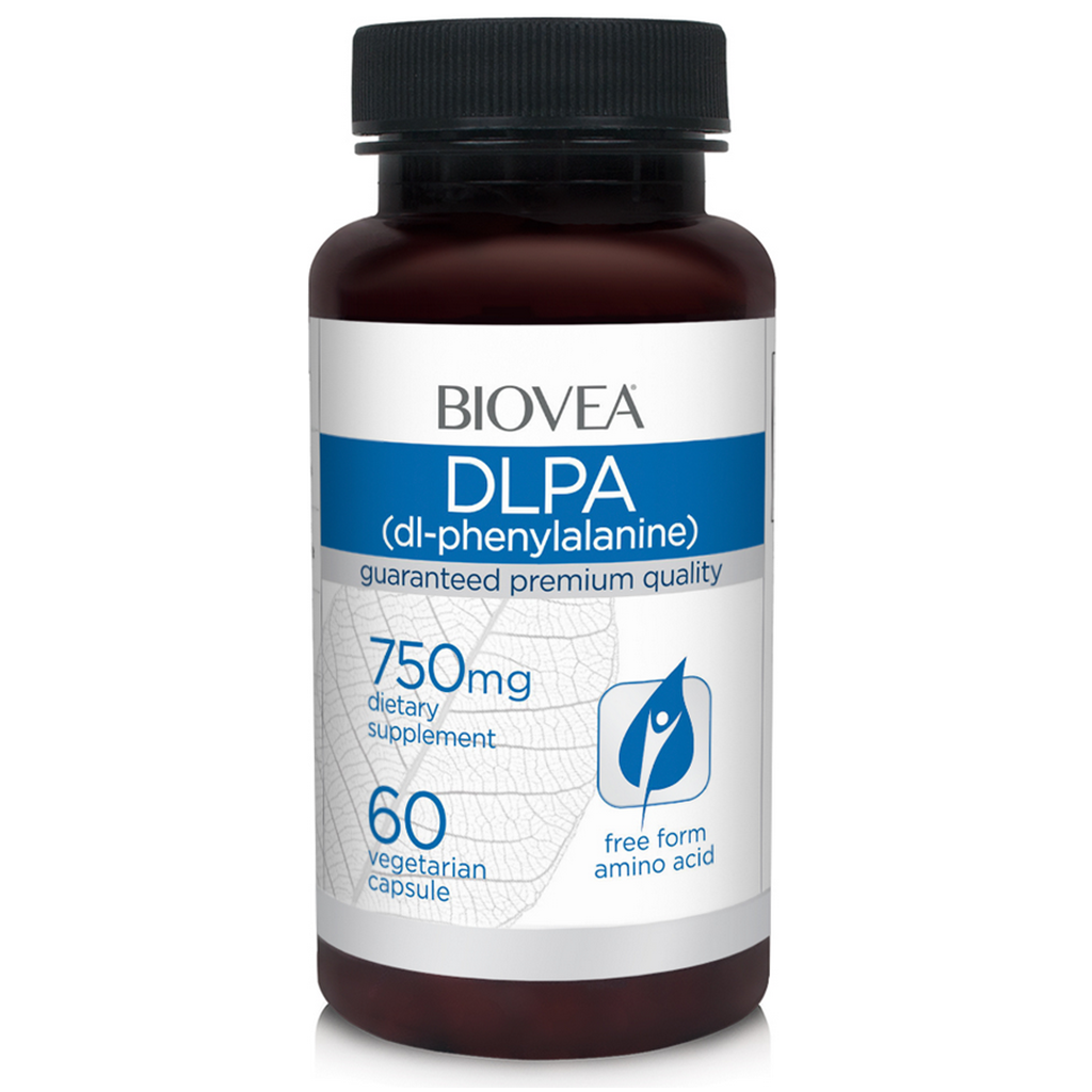 BIOVEA  DL-PHENYLALANINE (DLPA) 750 mg / 60 Vegetable Capsules