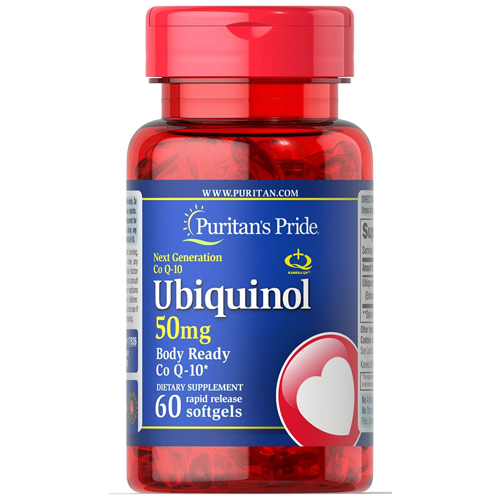 Puritan's Pride  Ubiquinol 50 mg / 60 Rapid Release Solfgels
